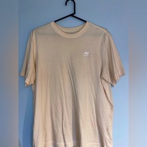 Cream Nike Tee